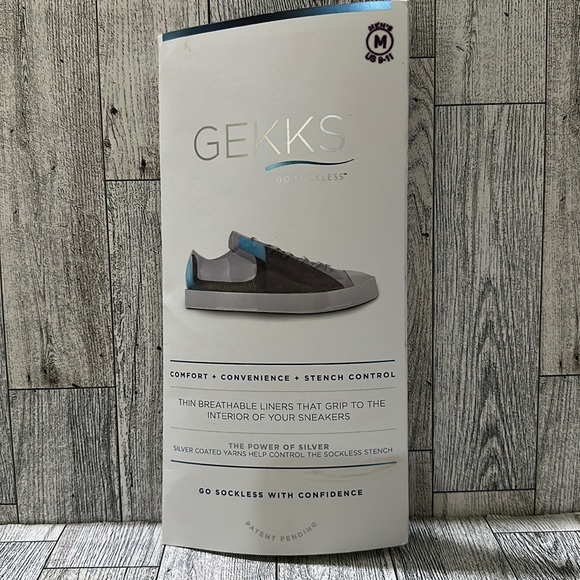 Gekks black go sockless men’s size medium 9-11us - Picture 1 of 6